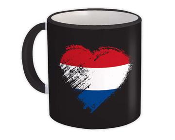Dutch Heart : Gift Mug Netherlands Country Expat Flag Patriotic Flags National