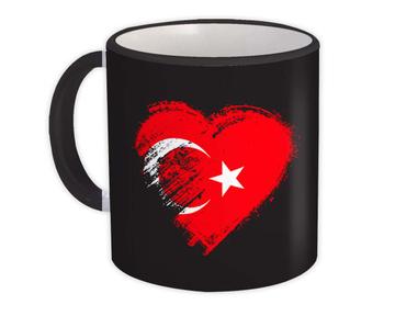 Turkish Heart : Gift Mug Turkey Country Expat Flag Patriotic Flags National