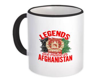 Legends are Made in Afghanistan: Gift Mug Flag Afghan Expat Country