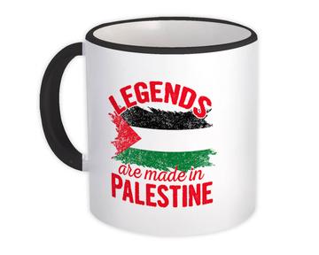 Legends are Made in Palestine : Gift Mug Flag Palestinian Expat Country
