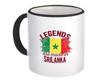 Legends are Made in Senegal: Gift Mug Flag Senegalese Expat Country