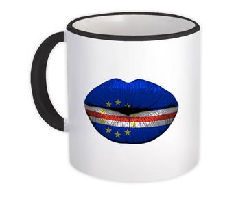 Lips Cape Verdean Flag : Gift Mug Verde Expat Country For Her Woman Feminine Souvenir