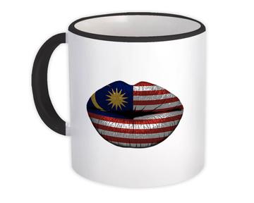 Lips Malaysian Flag : Gift Mug Malaysia Expat Country For Her Woman Feminine Souvenir Women