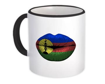 Lips New Caledonia Flag : Gift Mug Expat Country For Her Woman Women Feminine Souvenir
