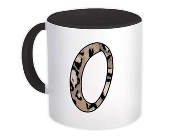 Monogram Letter O : Gift Mug Cheetah Initial ABC Animal Print CG7126O