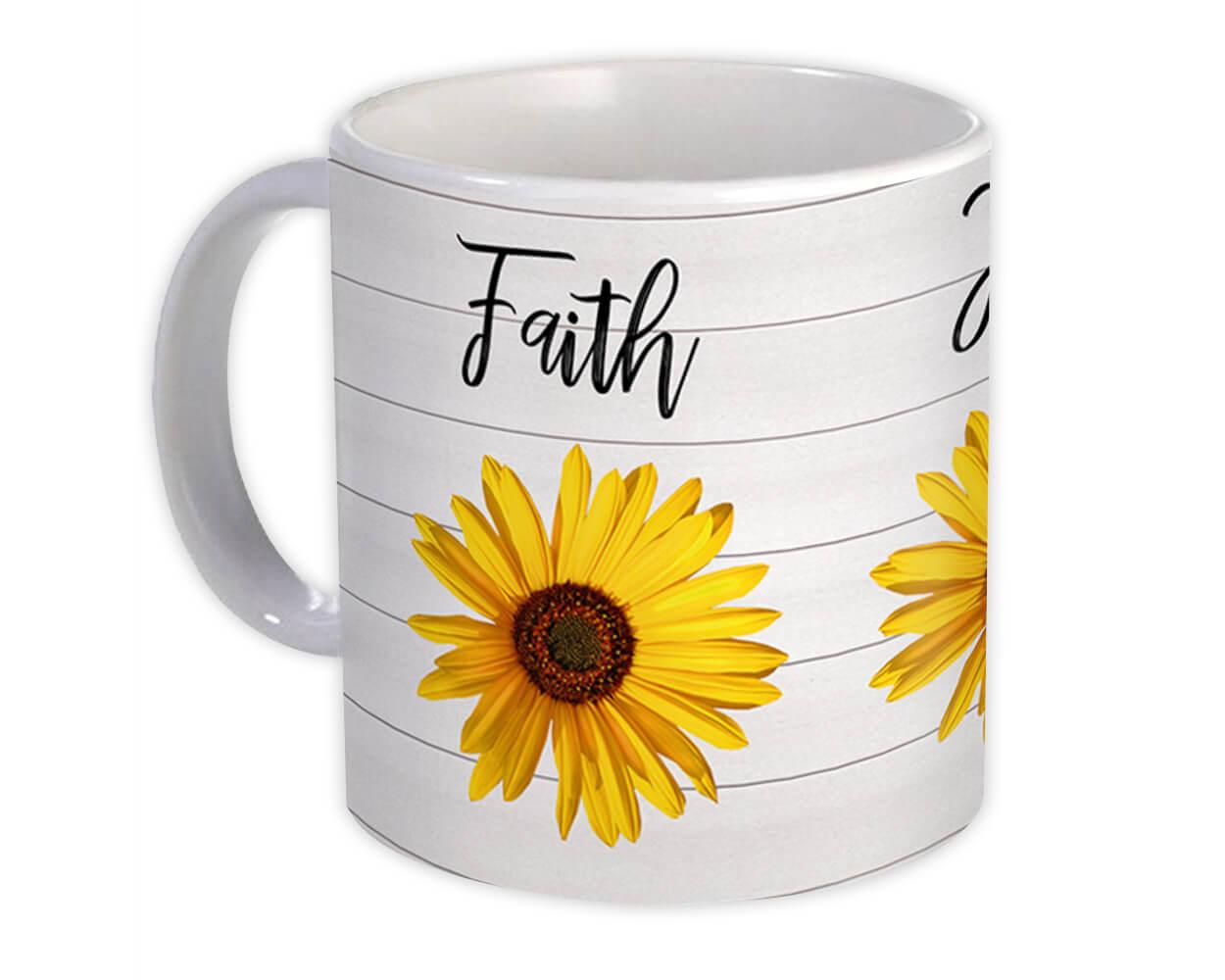 Sunflowers Inspirational Coffee Mug