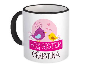 Personalized Big Sister Bird : Cute Siblings Birthday Annoucement