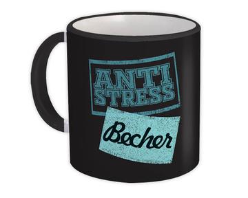 Anti Stress Becher : Gift Mug Stress Free Chill Out Relaxing Balanced Life Healthy Power