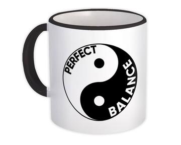 Perfect Balance : Gift Mug Yin And Yang Sign Yoga Anti Stress Healthy Life Wall Poster