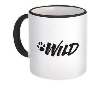 Wild Wildlife Tiger Paw Print : Gift Mug Animal Savage Lion For Best Friend Father