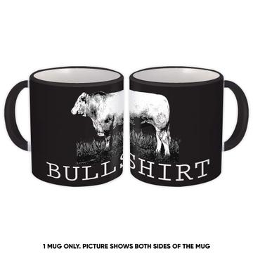 Bullshirt : Gift Mug Funny Room Decor Bull Cow For Best Friend Birthday Coworker