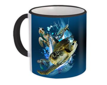 Cute Turtle Photography : Gift Mug Turtles Water Animals Nature Protection Ocean