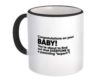 Congratulations Baby : Gift Mug Parenting Expert Funny Parents Friend