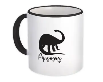 Papa Saurus : Gift Mug Brontosaurus Dad Father Family Dinosaur Jurassic