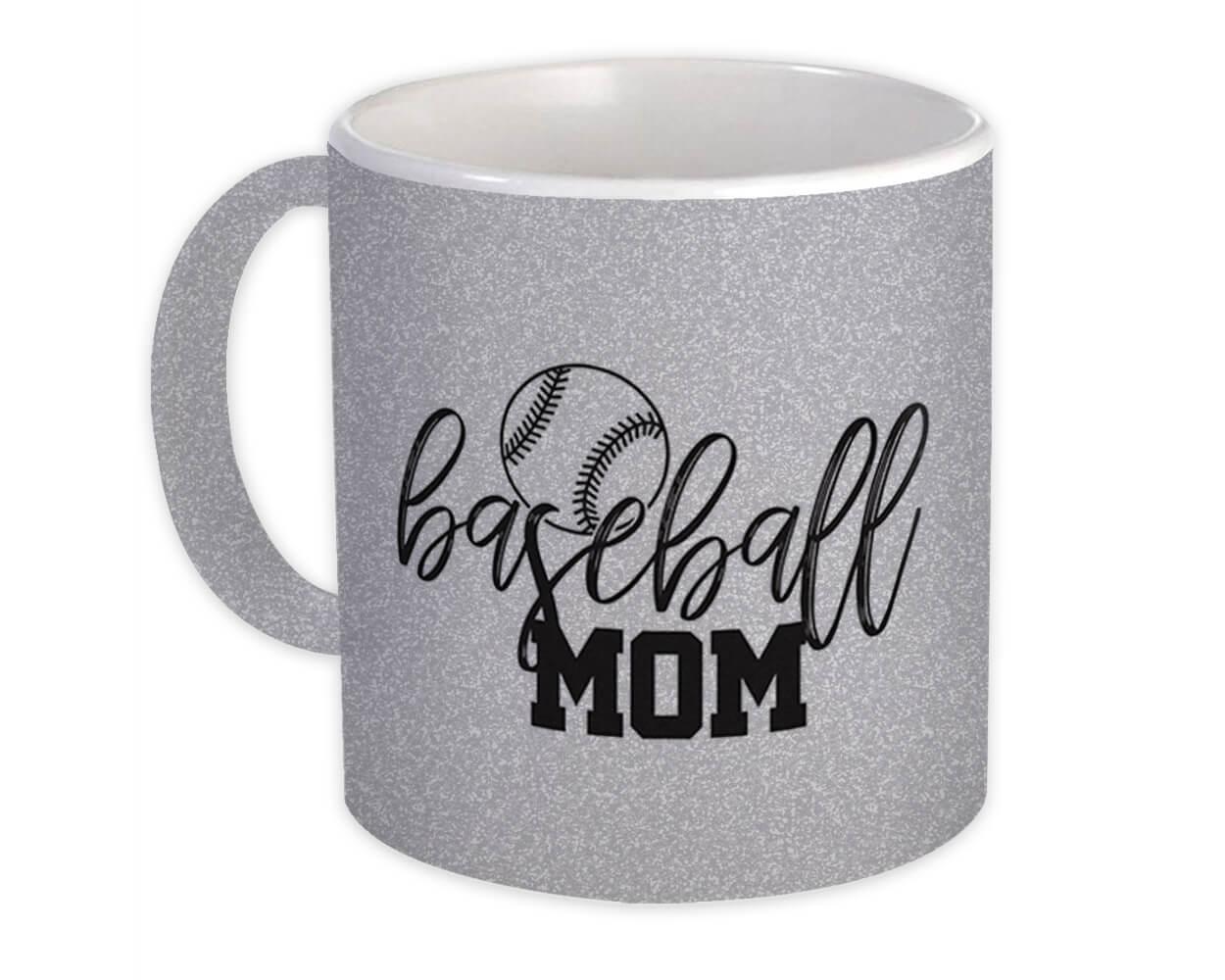 Proud Mama Baseball Coffee Mug