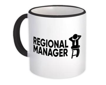 Regional Manager : Gift Mug Parody Office Coworker Work Fun Funny