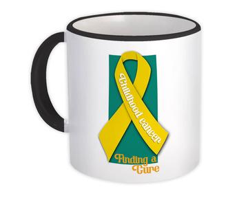 Childhood Cancer Finding A Cure : Gift Mug Awareness Get Well Health Kids Campaign