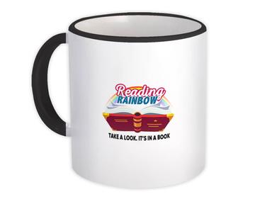 Reading Rainbow : Gift Mug For Book Lover Reader Hobby Teenager Motivational Art