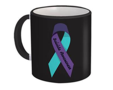 Suicide Awareness Ribbon : Gift Mug Mental Health Matters For Survivor Warrior