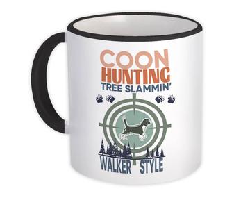 For Pet Walker Coon Hunting : Gift Mug Dog Animal Bear Paws Print Funny Art