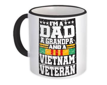 For Dad Father Grandpa Vietnam Veteran: Gift Mug Defender War Soldier In Memory