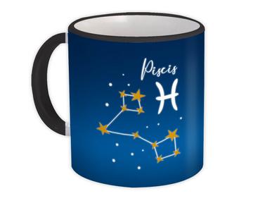 Pisces Constellation : Gift Mug Zodiac Sign Horoscope Astrology Birthday Stars