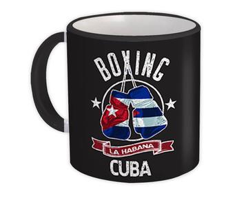 For Boxer Boxing Cuba : Gift Mug Cuban Flag Athlete Sport Sports La Habana Decor