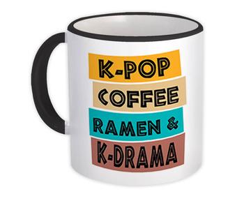 For Coffee Ramen Soup Lover : Gift Mug Japan Japanese Food Asian Cute Art Print