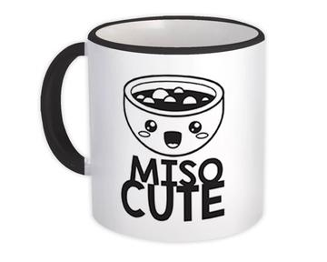 Miso Cute : Gift Mug Funny Art Print For Soup Lover Japanese Food Japan Asian Kid