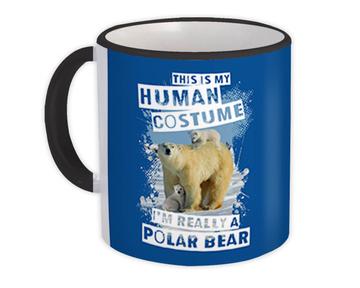 Cute Polar Bears Photography : Gift Mug Humor Funny Wall Poster For Friend Animal