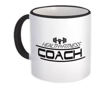 For Health Fitness Coach : Gift Mug Personal Trainer Gym Sport Weightlifting Profession