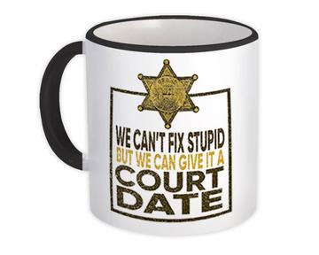 For Policeman Lawyer : Gift Mug Attorney Funny Quote Humor Poster Law Student Print