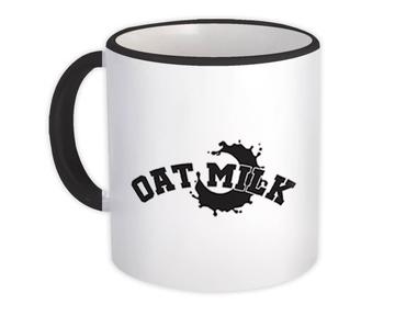 Oat Milk Art Print : Gift Mug Kitchen Healthy Food Drink Dairy Diet Fitness Poster