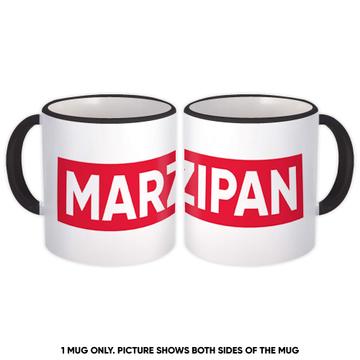 Marzipan : Gift Mug Food Foodie Red Stripe