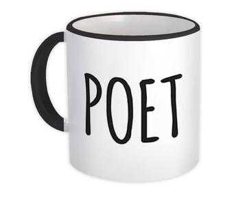 Poet Graphic : Gift Mug Poetry