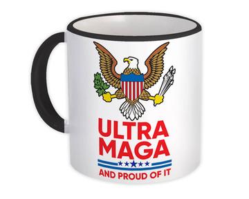 Ultra MAGA And Proud Of It Eagle : Gift Mug American Humor Biden USA Trump Politics Patriot
