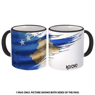 Kosovo Flag : Gift Mug Kosovan Travel Expat Country Artistic