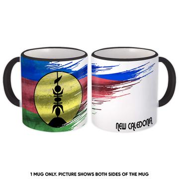 New Caledonia Flag : Gift Mug CalÃ   ©donie Travel Expat Country Artistic