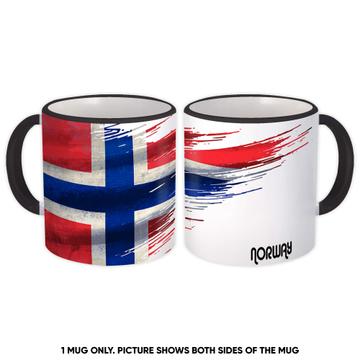 Norway Flag : Gift Mug Norwegian Travel Expat Country Artistic