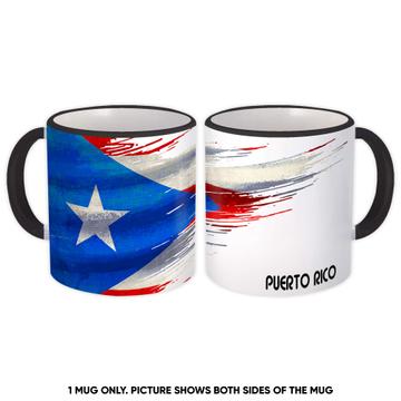 Puerto Rico Flag : Gift Mug Rican Travel Expat Country Artistic