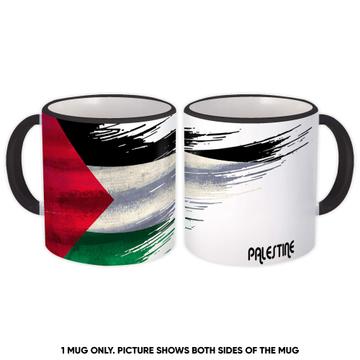 Palestine Flag : Gift Mug Palestinian Travel Expat Country Artistic