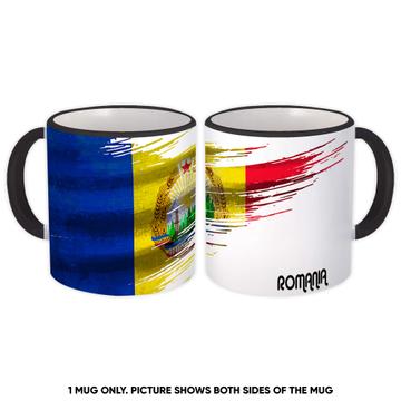 Romania Flag : Gift Mug Romanian Travel Expat Country Artistic