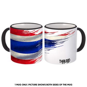 Thailand Flag : Gift Mug Thai Travel Expat Country Artistic