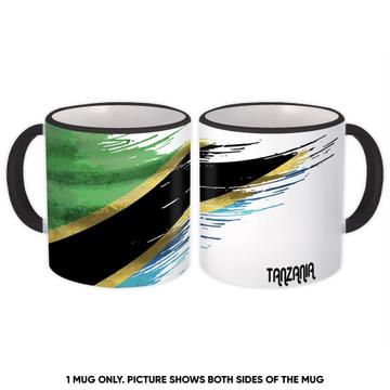 Tanzania Flag : Gift Mug Tanzanian Travel Expat Country Artistic