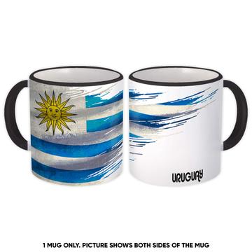 Uruguay Flag : Gift Mug Uruguayan Travel Expat Country Artistic