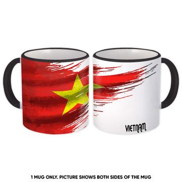 Vietnam Flag : Gift Mug Vietnamese Travel Expat Country Artistic