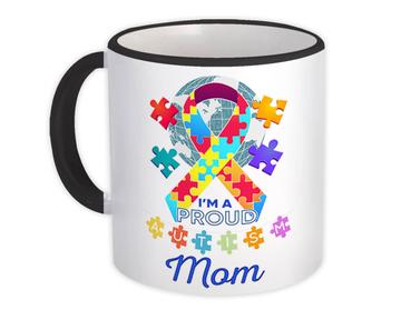 Autism Mom Mother : Gift Mug Proud Awareness Month Family Protection Support