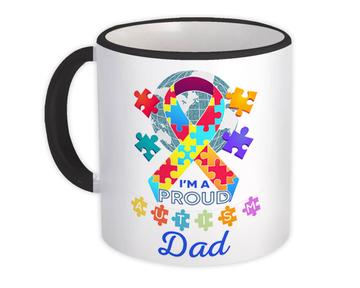 Autism Dad Father : Gift Mug Proud Awareness Month Family Protection Support