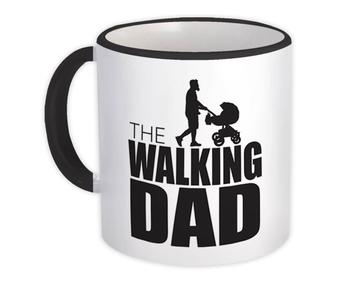 The Walking Dad : Gift Mug For Father Fathers Day Funny Cute Art Family Daughter Son