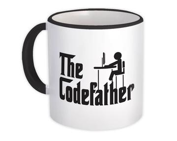 The Codefather : Gift Mug For Programmer Software Engineer Computer Hacker Funny Art